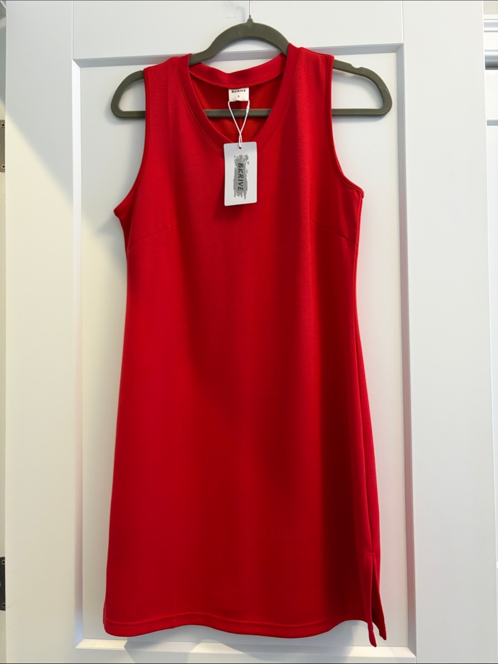 Sleeveless Red Mini Dress by rave